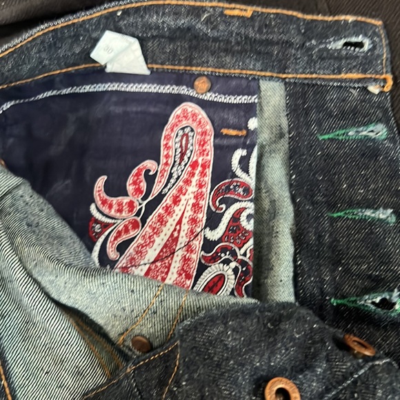 Left Field NY Banana denim jeans size 30 waist, 32 length - Picture 3 of 5